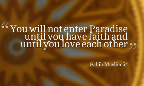 love and spread peace hadith 500x300 - Hades Of The Day (Daily Update)